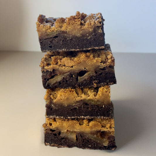 Apple Crumble Brownie