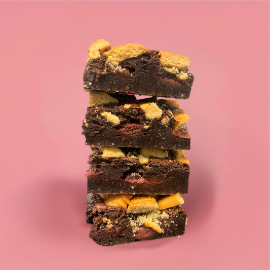 Strawberry Shortcake Brownie